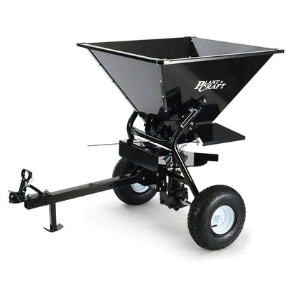 160L Tow Behind Broadcast Spreader, 158kg Load Capacity, Heavy Duty Design
