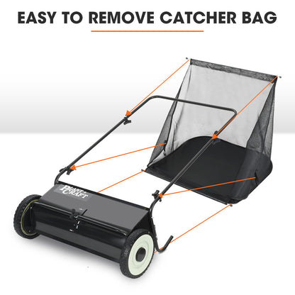 26m Lawn Sweeper with 66cm Width and 200L Collector for Efficient Clean-Up