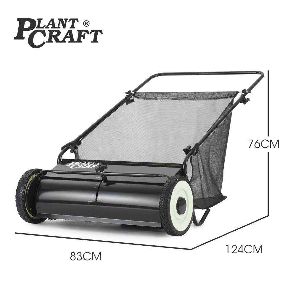 26m Lawn Sweeper with 66cm Width and 200L Collector for Efficient Clean-Up