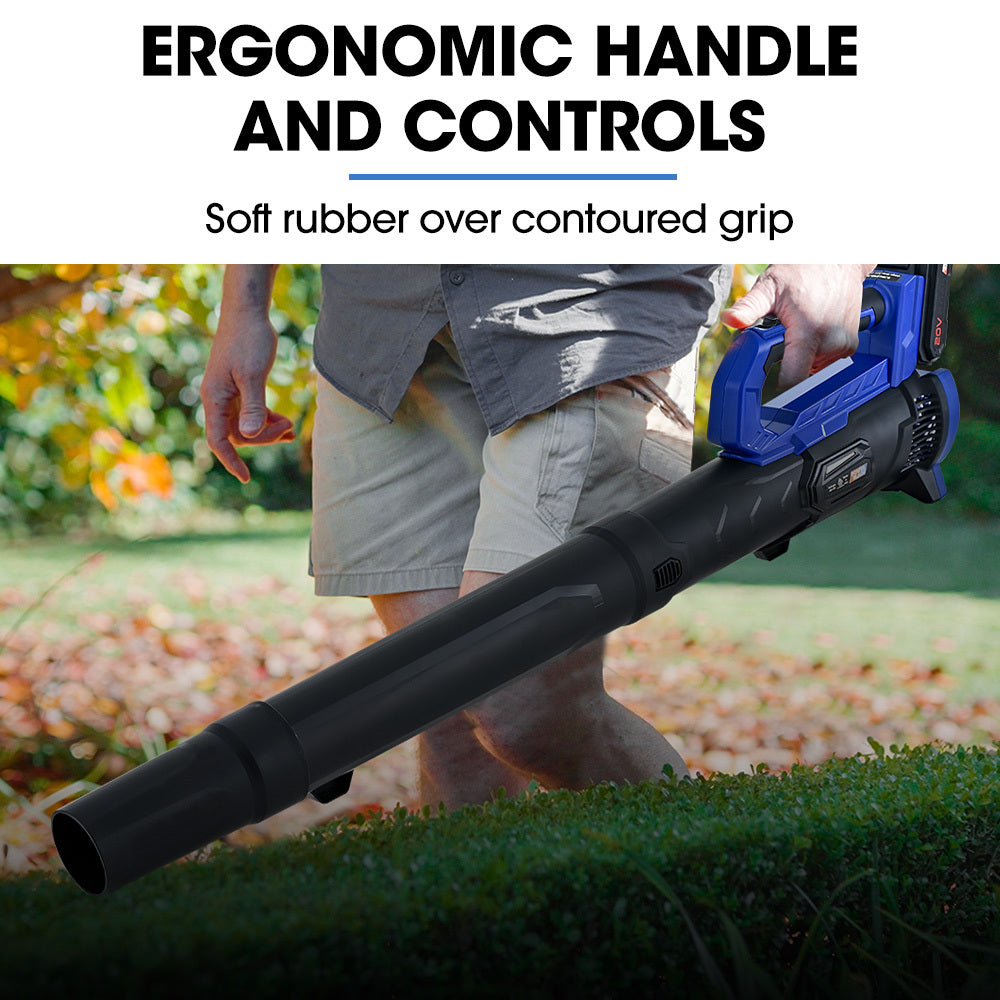 Cordless 20V Leaf Blower & Trimmer Combo with 4.0Ah Battery & Charger
