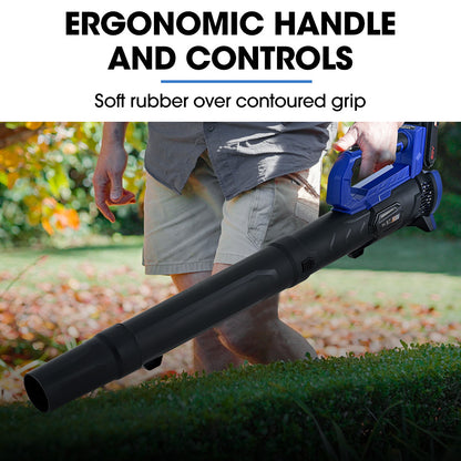 Cordless 20V Leaf Blower & Trimmer Combo with 4.0Ah Battery & Charger