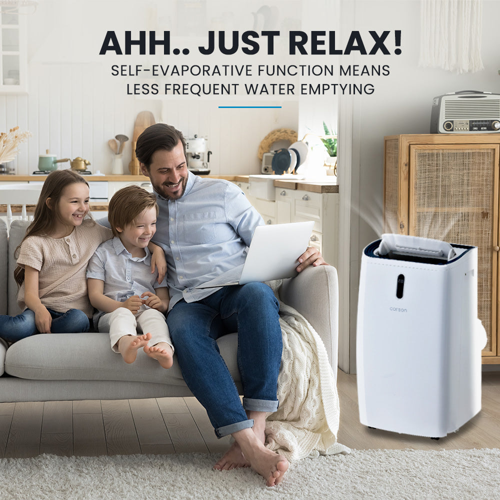 4.7kW Portable Air Conditioner & Heater with Dehumidifier for 35m² Rooms