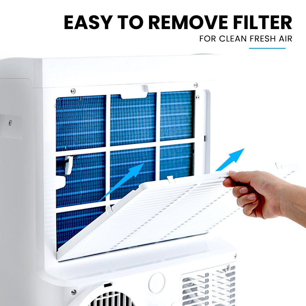 4.7kW Portable Air Conditioner & Heater with Dehumidifier for 35m² Rooms
