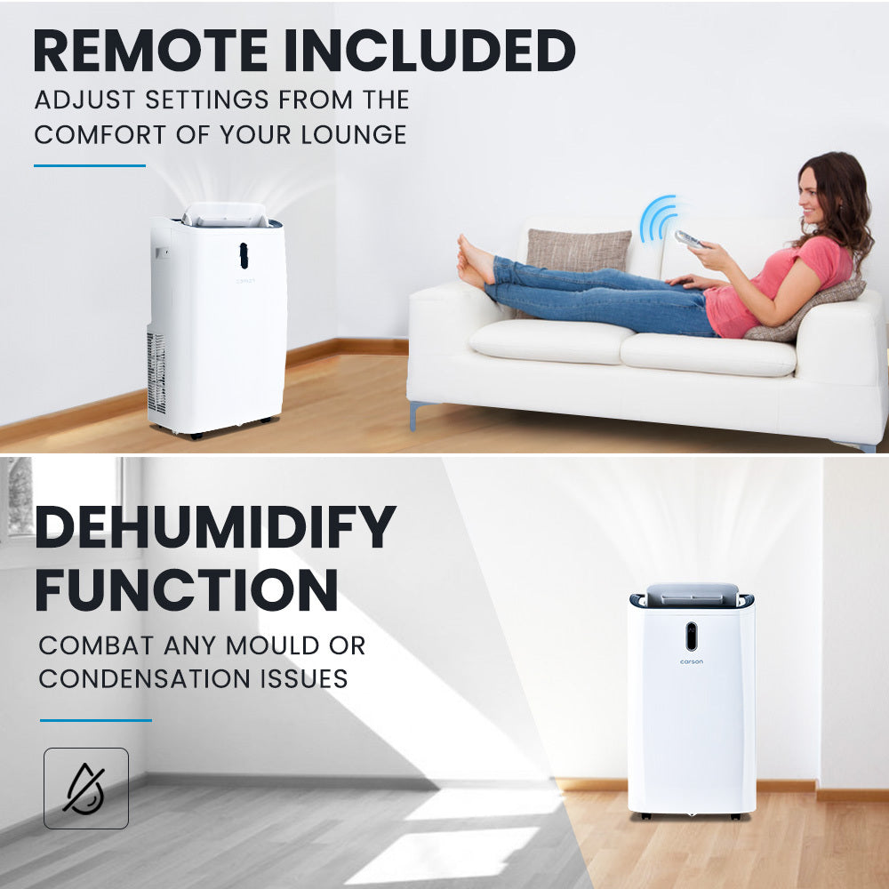4.7kW Portable Air Conditioner & Heater with Dehumidifier for 35m² Rooms