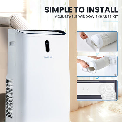 4.7kW Portable Air Conditioner & Heater with Dehumidifier for 35m² Rooms