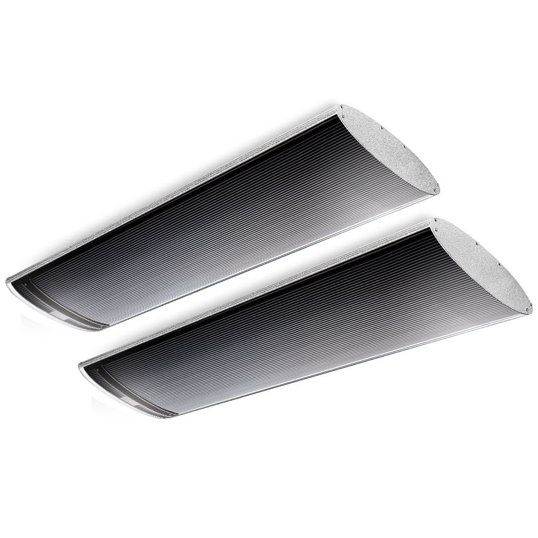 Electric Outdoor Patio Heater - 2000W Radiant Strip for Efficient Heating