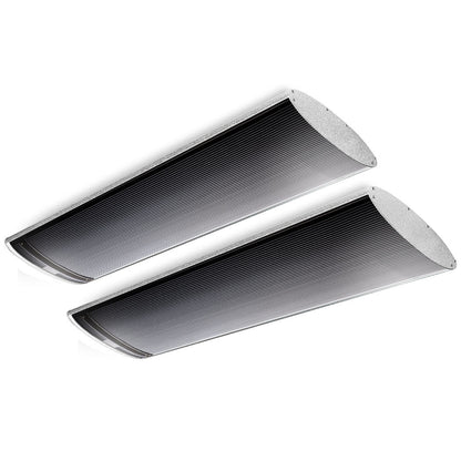 Electric Outdoor Patio Heater - 2000W Radiant Strip for Efficient Heating