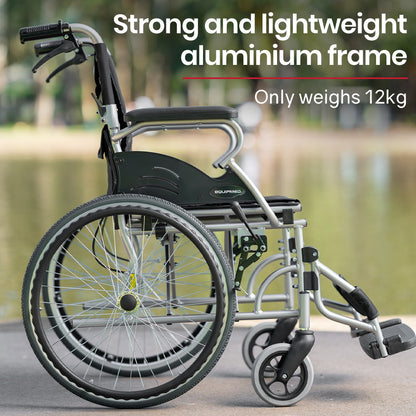 SmartLine 0.5m Folding Wheelchair, 100kg Capacity, Lightweight and Compact