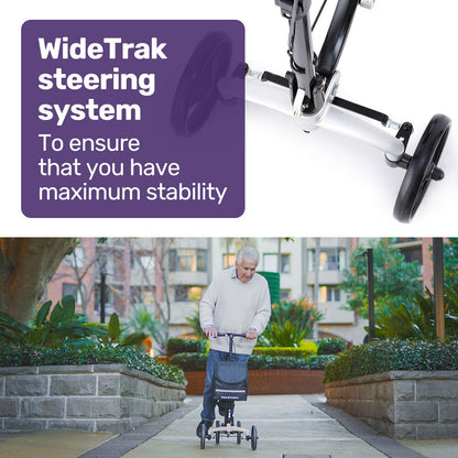 Premium Knee Scooter with SoftRide Suspension, 136kg Capacity, 0.2m Wheels