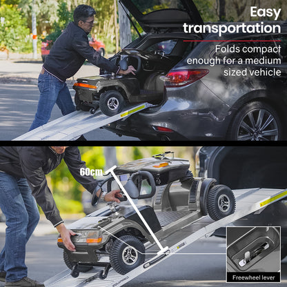 Extra Large Electric Mobility Scooter for Elderly - 180kg Capacity, 30km Range