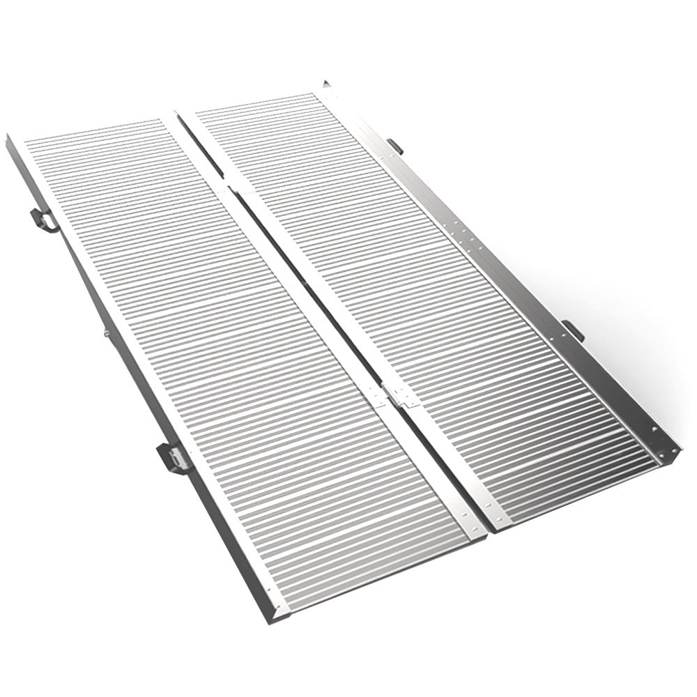182cm Portable Aluminium Ramp, 272kg Capacity, for Wheelchairs & Scooters