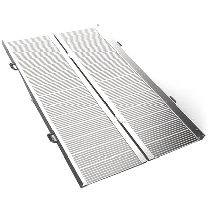 182cm Portable Aluminium Ramp, 272kg Capacity, for Wheelchairs & Scooters