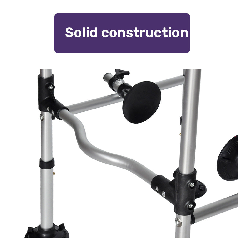Adjustable Over Toilet Support Frame with Ergonomic Handrails, 136kg Capacity