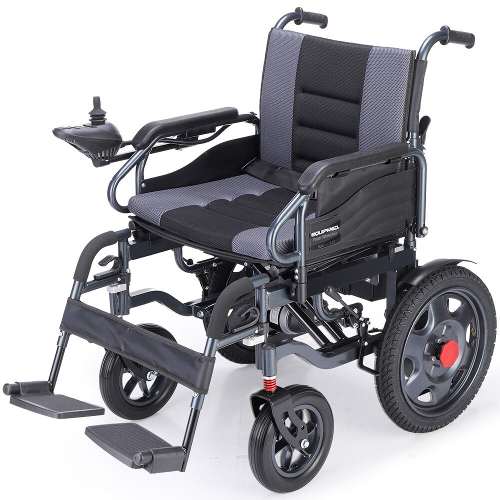 Electric Folding Wheelchair, Long Range, Comfortable, Easy to Use, 20km Range