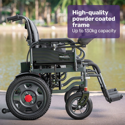 Electric Folding Wheelchair, Long Range, Comfortable, Easy to Use, 20km Range