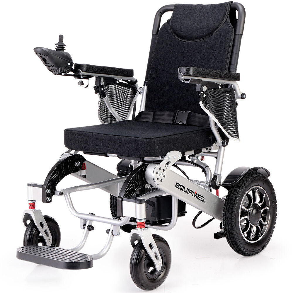 Electric Wheelchair, Lightweight, Foldable, 15km Range, Airline Approved