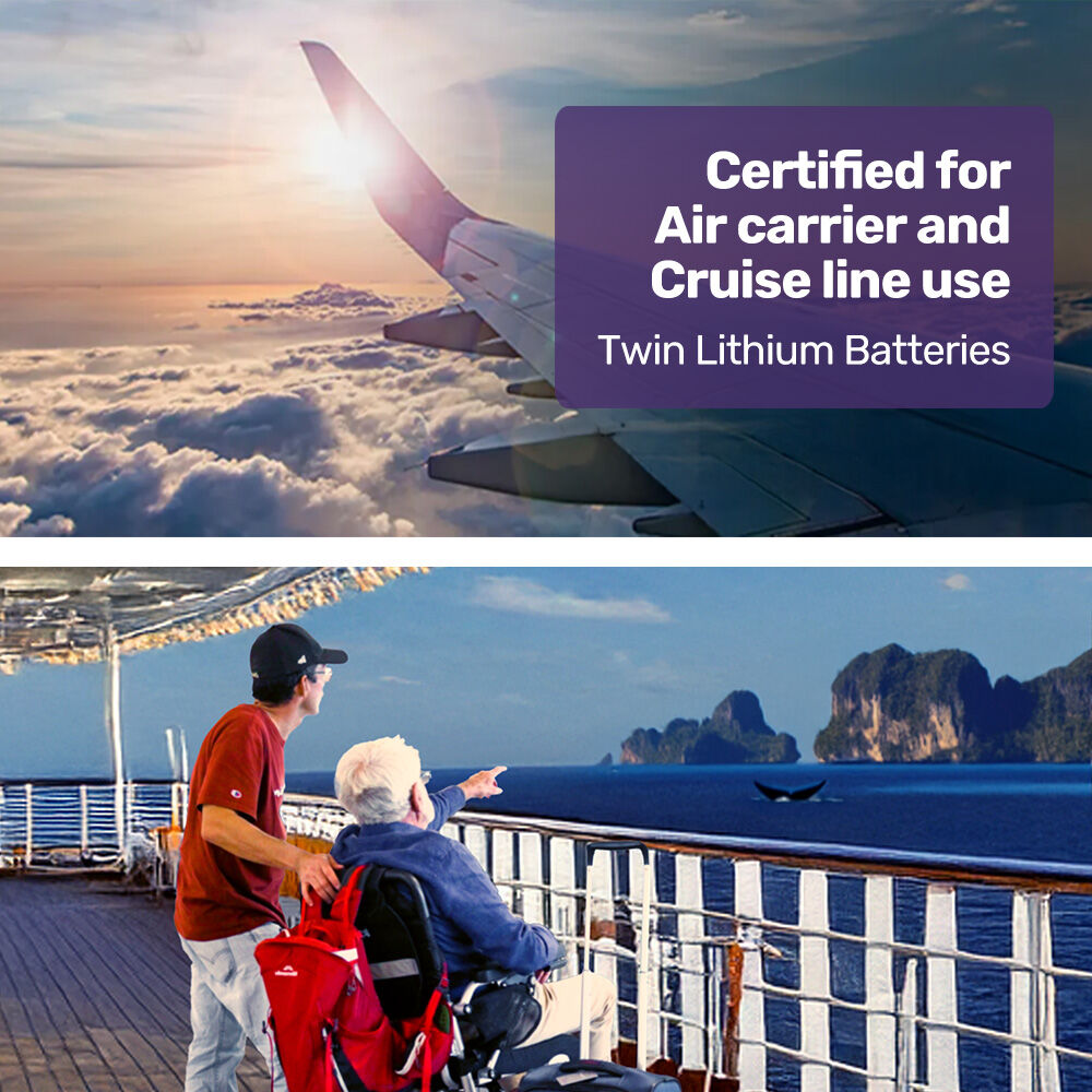 Electric Wheelchair, Lightweight, Foldable, 15km Range, Airline Approved