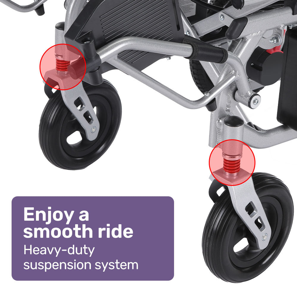 Ultra-Light 20kg Electric Wheelchair with 18km Range, Foldable & Airline Approved