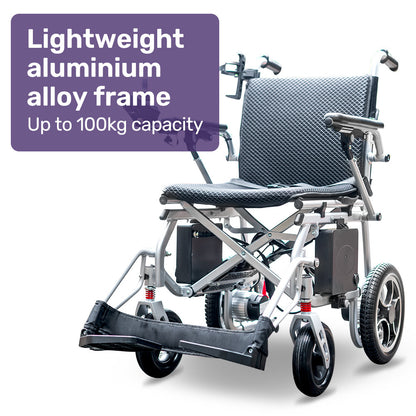 Ultra-Light 20kg Electric Wheelchair with 18km Range, Foldable & Airline Approved