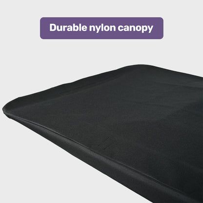Mobility Scooter & Power Wheelchair Shade Canopy Roof, 25mm Mount, 3 Height Settings, Black