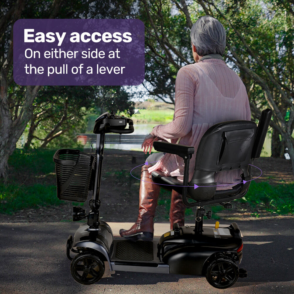 Compact Foldable Electric Mobility Scooter with 30km Range & 120kg Capacity
