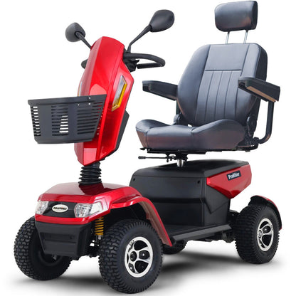 Ultra Large Heavy Duty Mobility Scooter, 200kg Capacity, 55km Range - Red