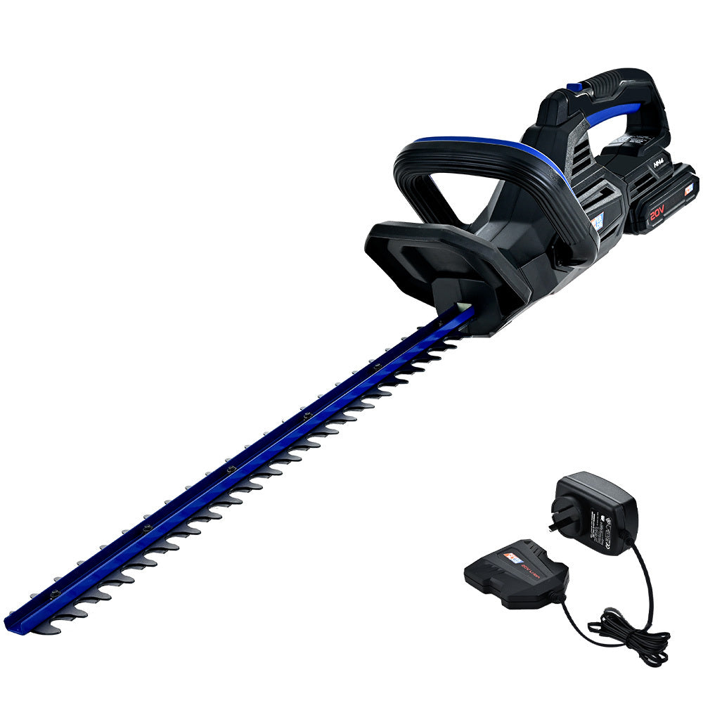 20V Cordless Hedge Trimmer Kit with 0.5m Blade and Fast Charging Battery