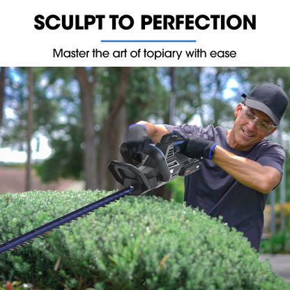 20V Cordless Hedge Trimmer Kit with 0.5m Blade and Fast Charging Battery
