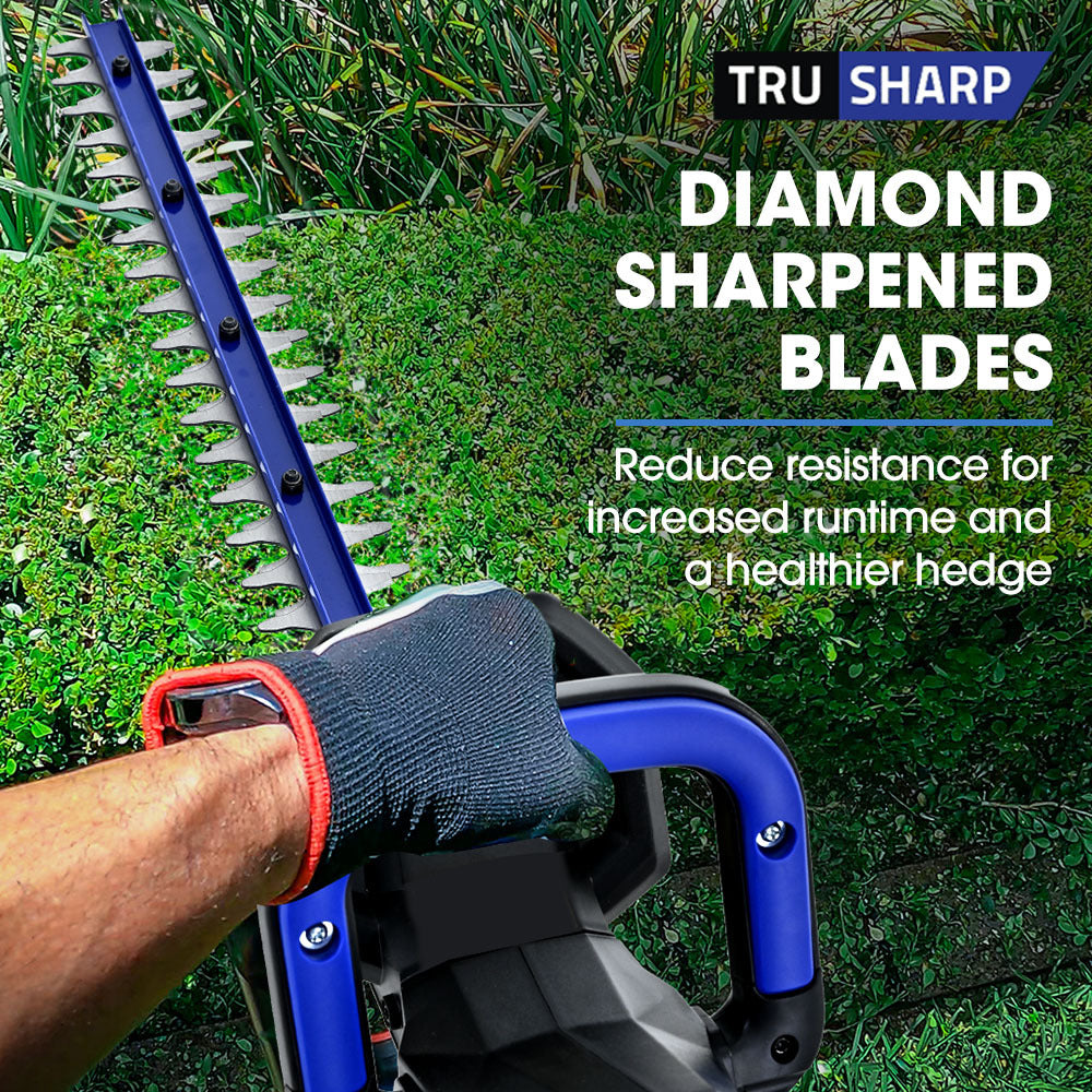 20V Cordless Hedge Trimmer with 0.5m Blade, Lightweight and Quiet Operation