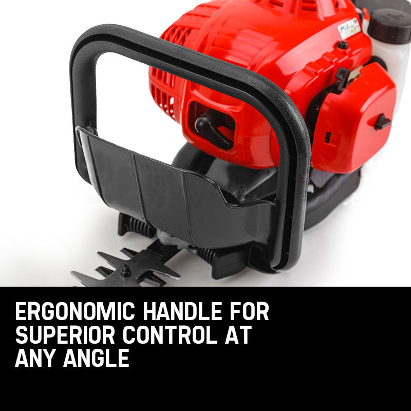 26cc Petrol Hedge Trimmer - 2-Stroke Clipper with 0.6m Precision Blade