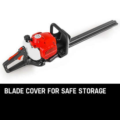 26cc Petrol Hedge Trimmer - 2-Stroke Clipper with 0.6m Precision Blade