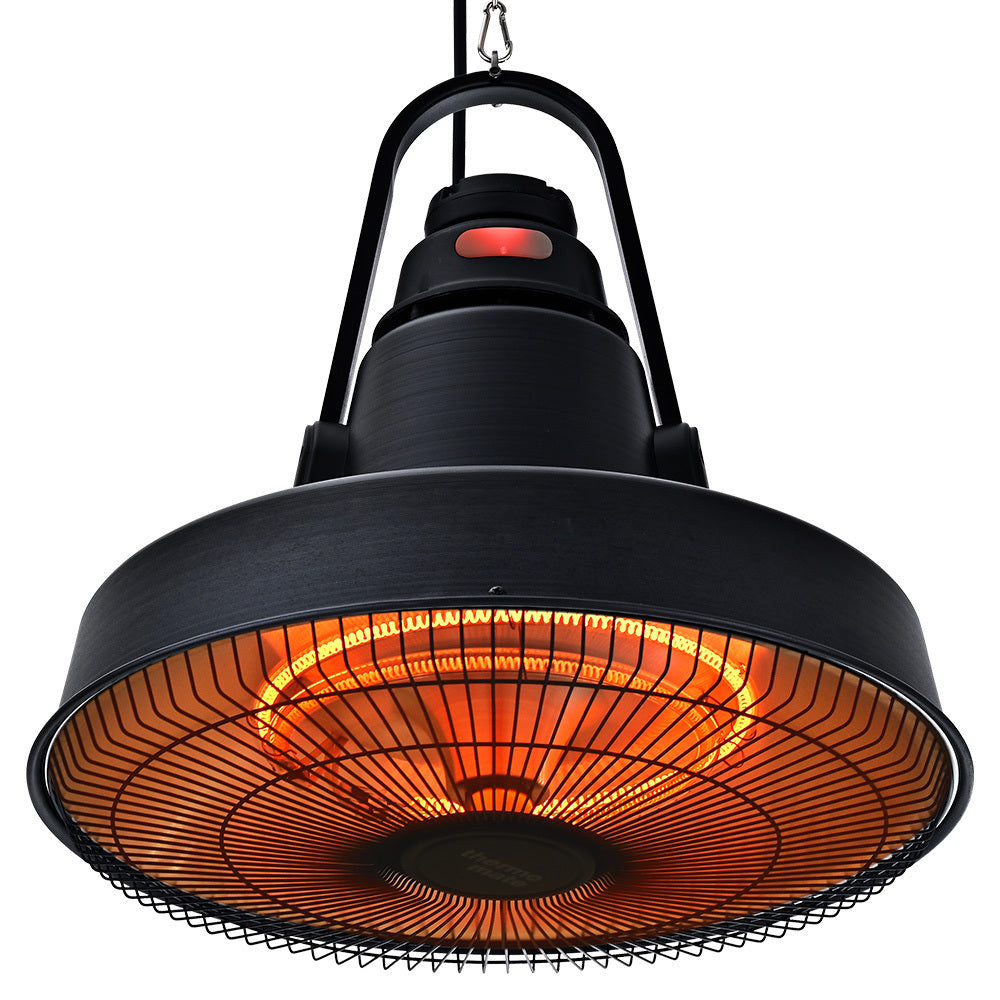 1500W Hanging Outdoor Electric Heater with Remote, Carbon Fiber Element