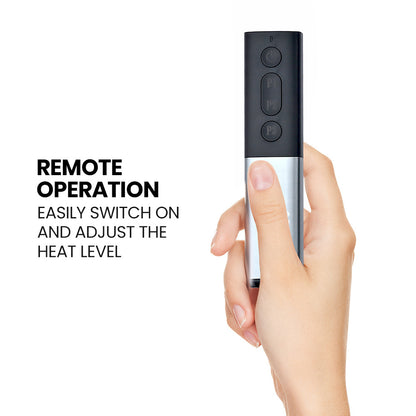 1500W Hanging Outdoor Electric Heater with Remote, Carbon Fiber Element