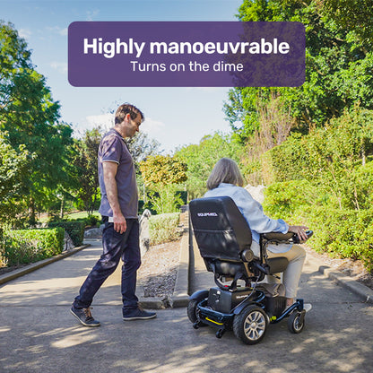 Heavy Duty Electric Wheelchair, 20km Range, Ultra-Comfortable Power Chair