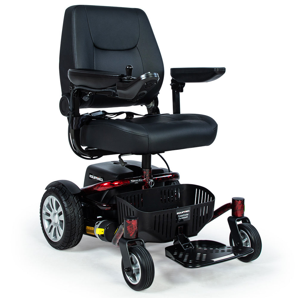 Heavy Duty Electric Wheelchair, 20km Range, Comfortable & Safe Mobility Solution