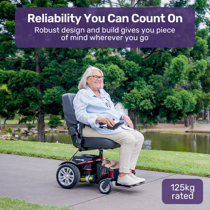 Heavy Duty Electric Wheelchair, 20km Range, Comfortable & Safe Mobility Solution