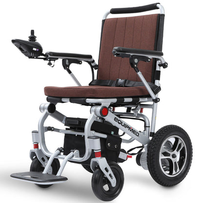 Ultra-Light Folding Electric Wheelchair, 23kg, 0.9m Turn, Airline-Approved Battery