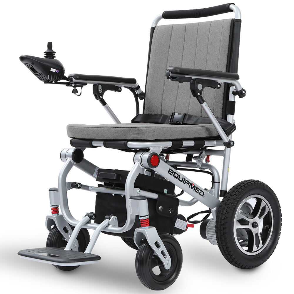 Compact & Lightweight Electric Wheelchair, Aluminium Frame, 23kg, 110kg Capacity