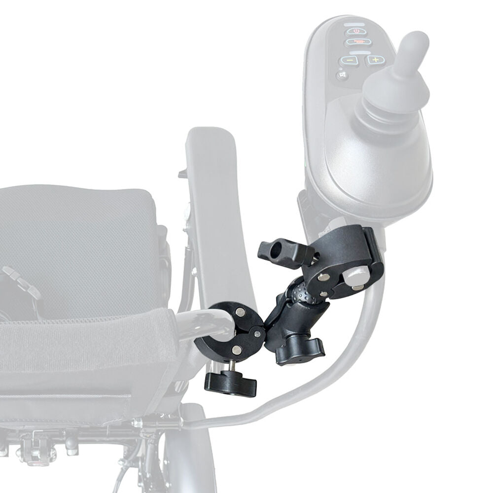 Carer Joystick Mount for Electric Wheelchair, Black