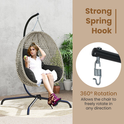 Hammock C-Stand Hanging Chair Stand Only for Indoor and Outdoor