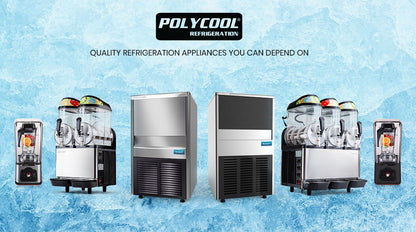 Commercial Ice Maker with 60kg/24hr Capacity and Donper Compressor, 0.82m Height