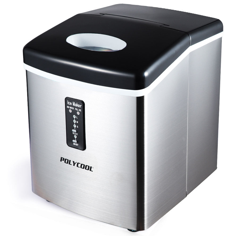3.2L Portable Ice Maker Machine with Control Panel, Produces 15kg Daily