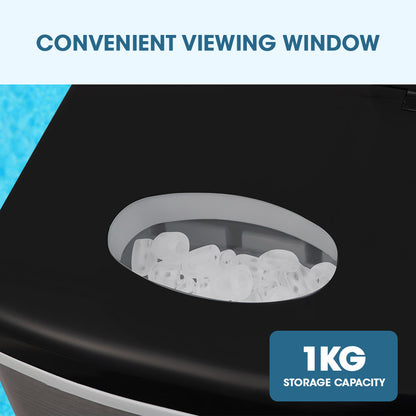 3.2L Portable Ice Maker Machine with Control Panel, Produces 15kg Daily