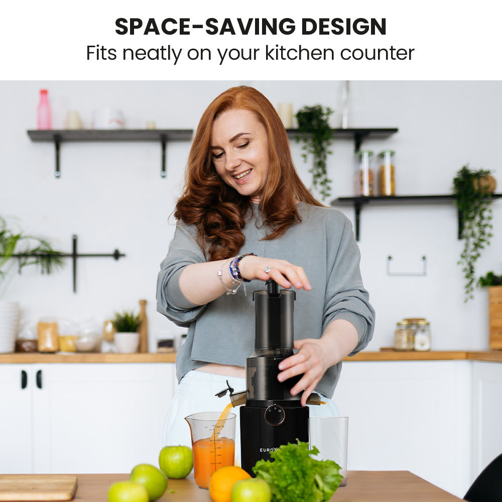 Cold Press Juicer, 0.082m Chute, 200W, Anti-Clog, Quiet Operation, Easy Clean