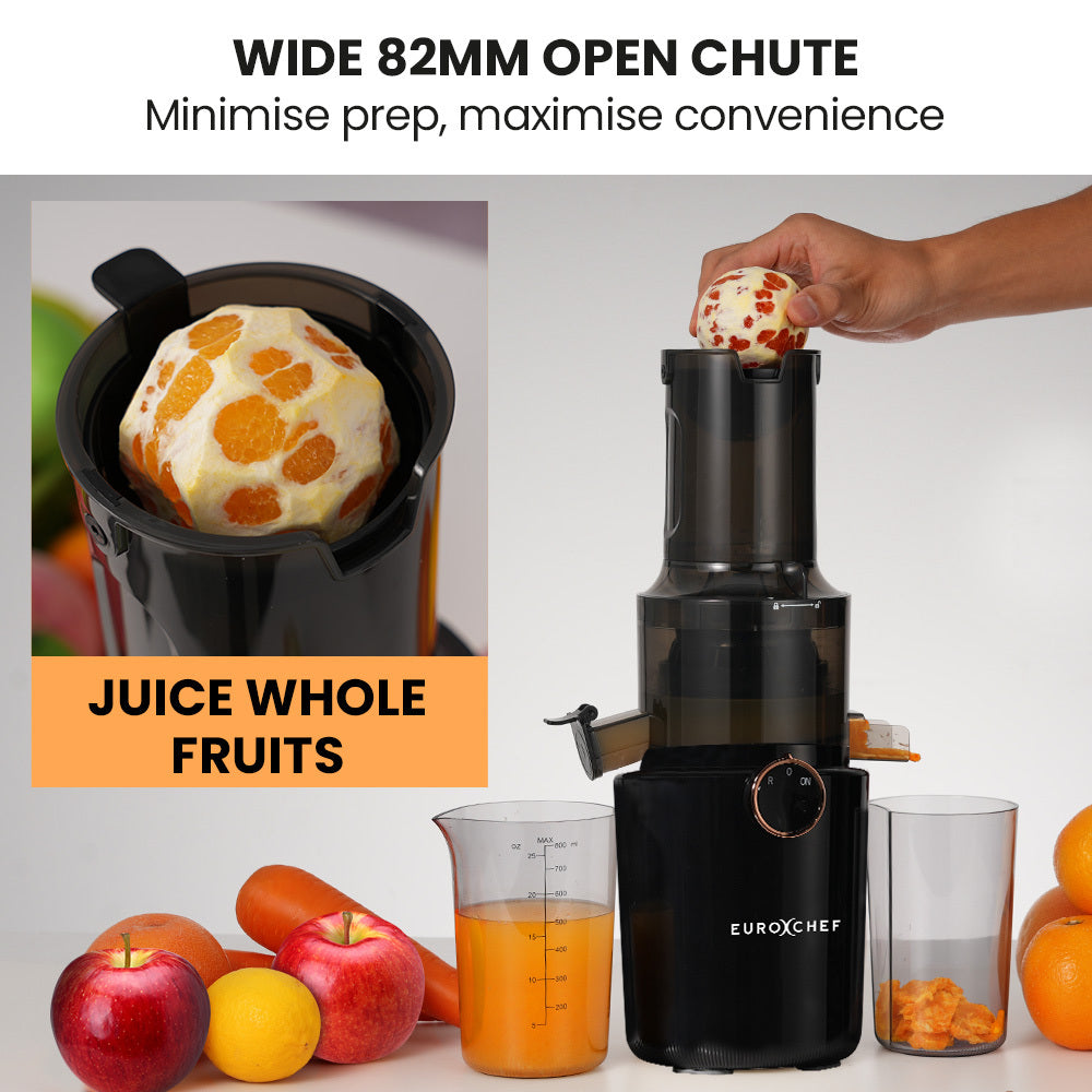 Cold Press Juicer, 0.082m Chute, 200W, Anti-Clog, Quiet Operation, Easy Clean
