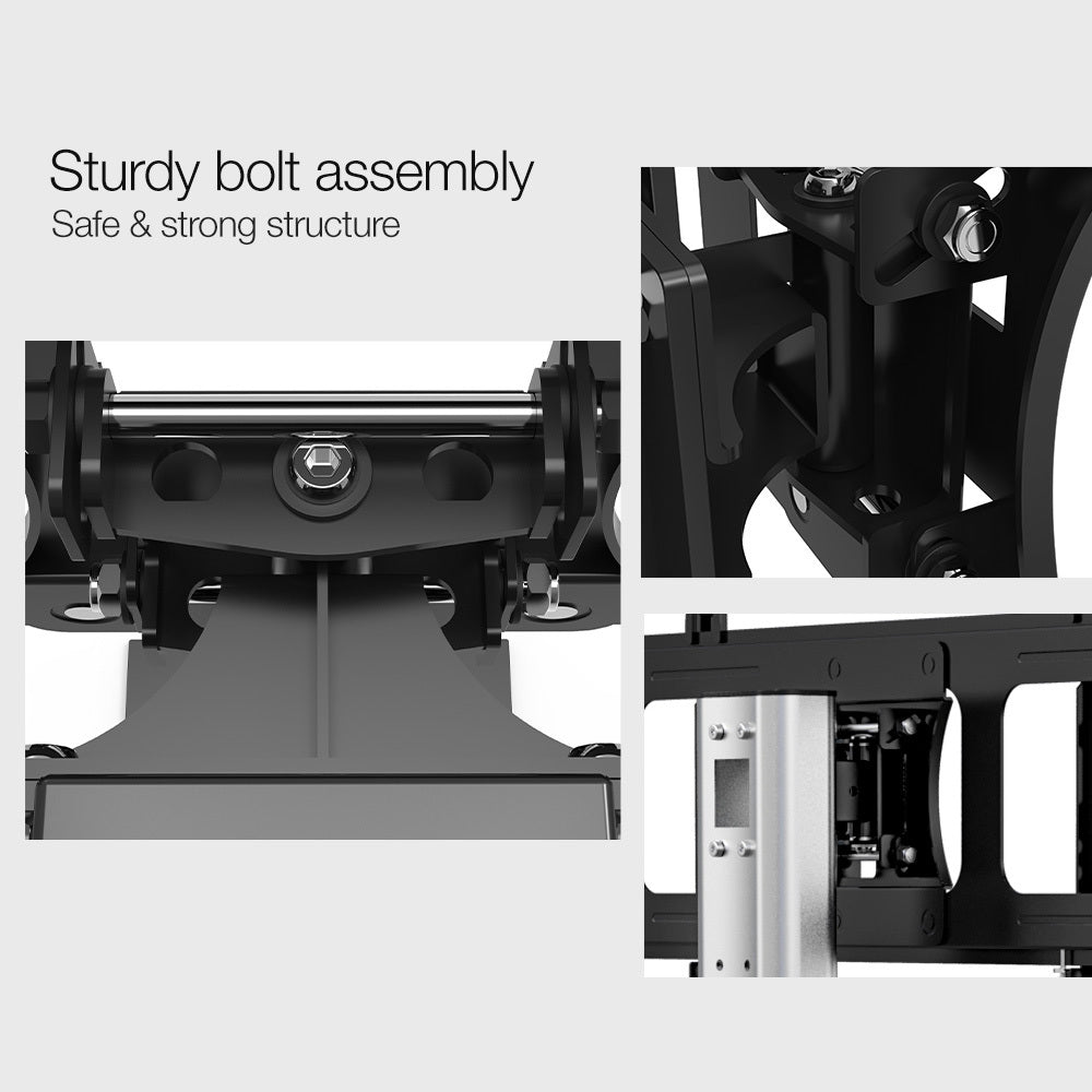 Universal TV Stand Mount, Adjustable for 0.8-1.8m Screens, Holds Up to 68kg