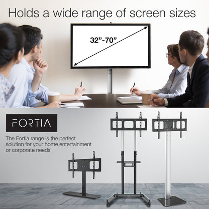 Universal TV Stand Mount, Adjustable for 0.8-1.8m Screens, Holds Up to 68kg