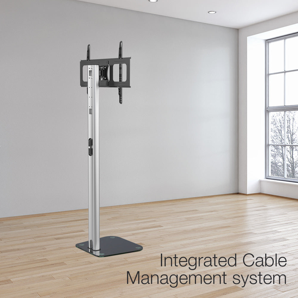 Universal TV Stand Mount, Adjustable for 0.8-1.8m Screens, Holds Up to 68kg