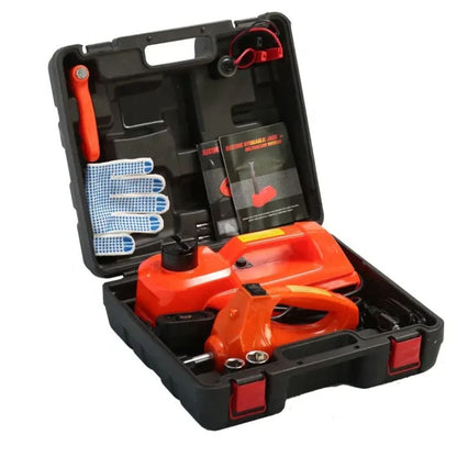 5 Ton 12V Electric Car Jack Kit with impact wrench, free gloves