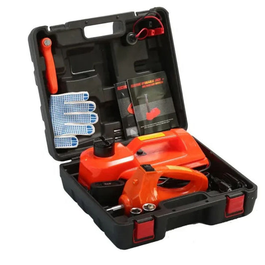 5 Ton 12V Electric Car Jack Kit with impact wrench, free gloves